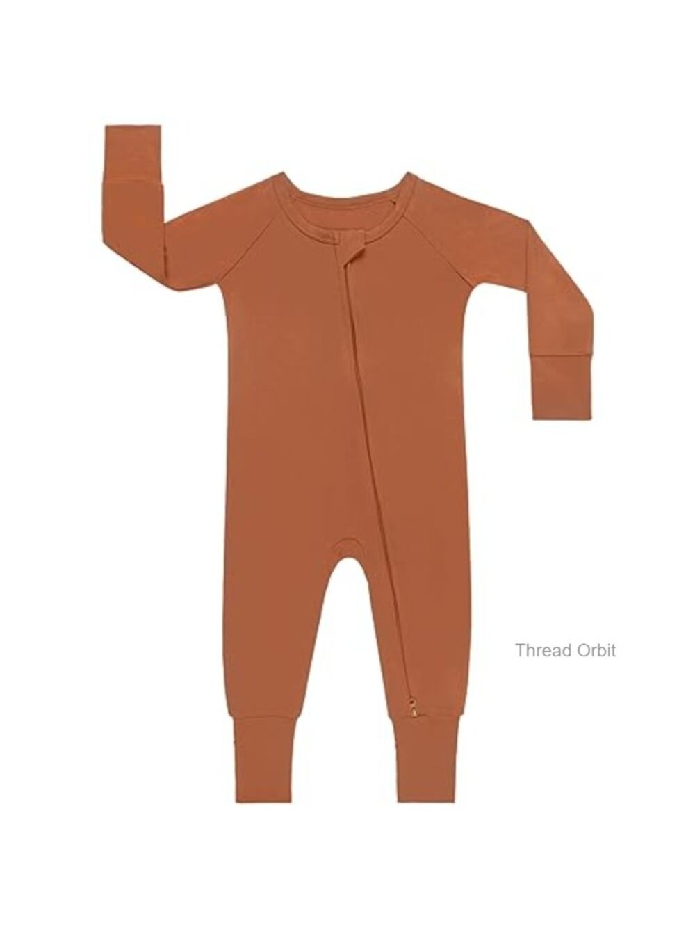 Baby Footless Bamboo Rayon Pajama Romper Double Zipper Sleepwear